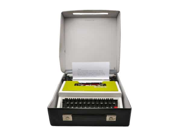 Machine à écrire Union 316 Verte Idem Underwood 315