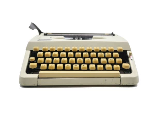 Machine à écrire Brother 200 beige vintage révisée ruban neuf