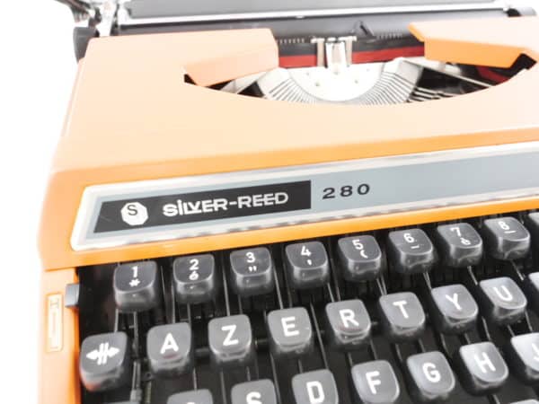 Silver Reed 280 Fast Spacer Orange révisée ruban neuf