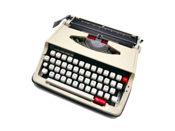 Machine à écrire Brunsviga (brother) Beige vintage révisée ruban neuf