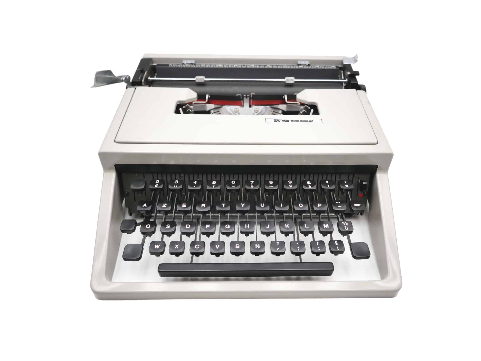Mercedes encre Bobine de ruban pour machine à écrire Portable Noir Rouge électrique Standard 