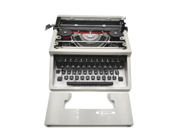 Machine à écrire Mercedes grise révisée ruban neuf