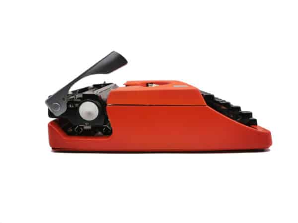 machine à écrire Brother 210 rouge orange révisée ruban neuf