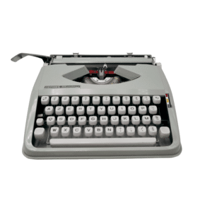 Machine à écrire vintage Hermes Baby Verte tilleul