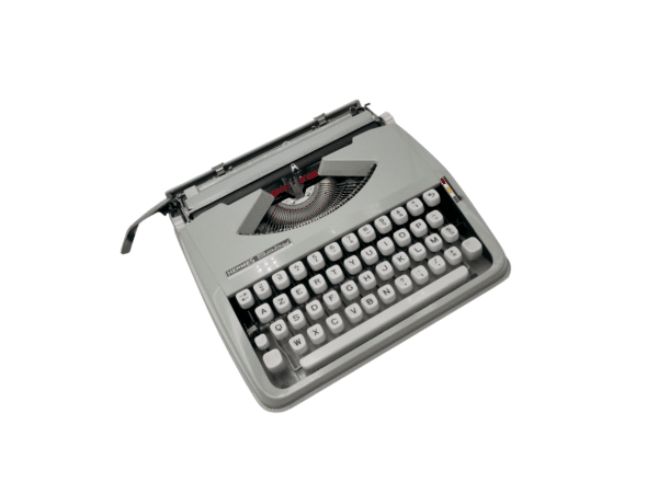 Machine à écrire vintage Hermes Baby Verte tilleul