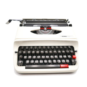 Machine à écrire Hermes baby S révisée avec ruban neuf