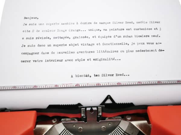 Machine à écrire de Marque Seiko Silver Reed modèle Silverette S