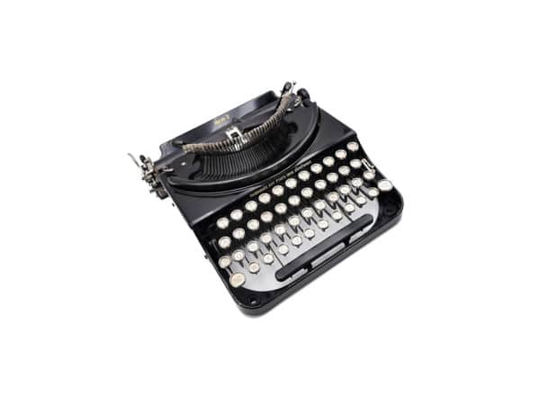 machine à écrire Remington Modèle Rem 2 noire USA 1930 révisée ruban neuf