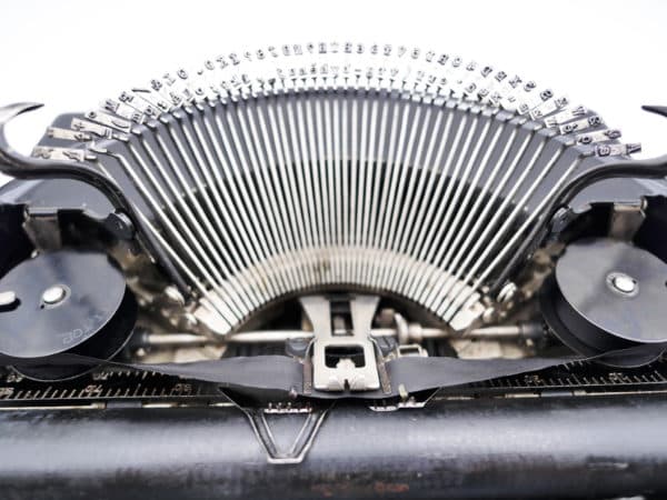 machine à écrire Remington Modèle Rem 2 noire USA 1930 révisée ruban neuf