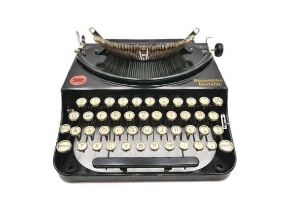 Machine à écrire Remington Portable noire USA 1924