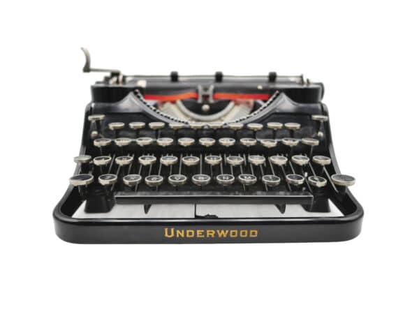 Underwood Universal noire révisée ruban neuf 1934 USA