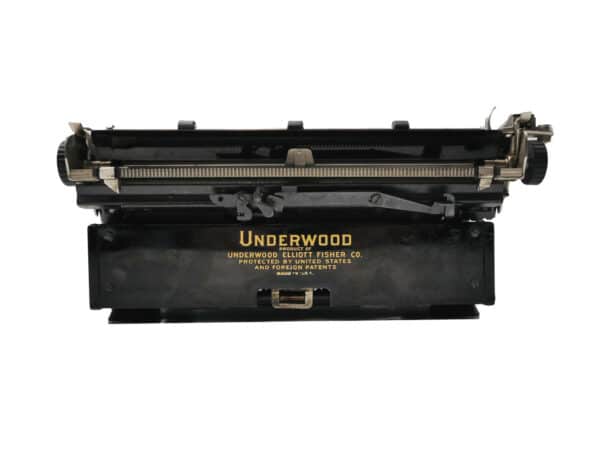 Underwood Universal noire révisée ruban neuf 1935 USA