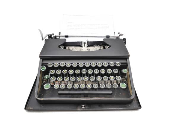 Machine à écrire Japy P6 Noire révisée ruban neuf 1939