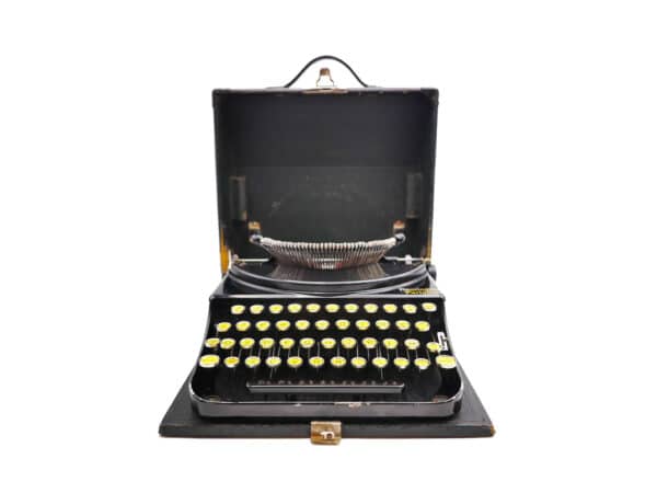 Machine à écrire Remington portable révisée ruban neuf
