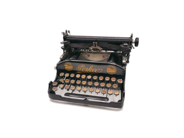 Machine à écrire Perkeo 1 1916 rare ruban neuf #collection