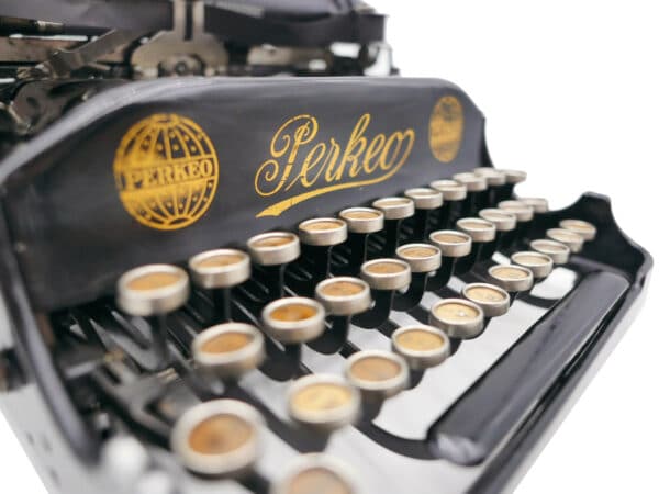 Machine à écrire Perkeo 1 1916 rare ruban neuf #collection
