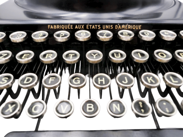 Machine à écrire Remington Junior Noire révisée ruban neuf