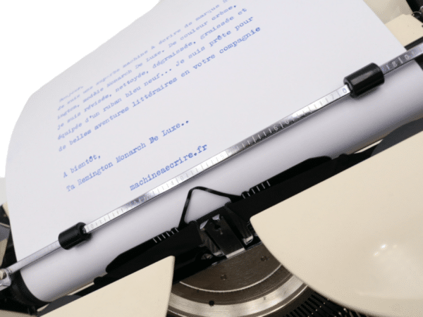 Ruban encreur machine à écrire Remington Bleu neuf